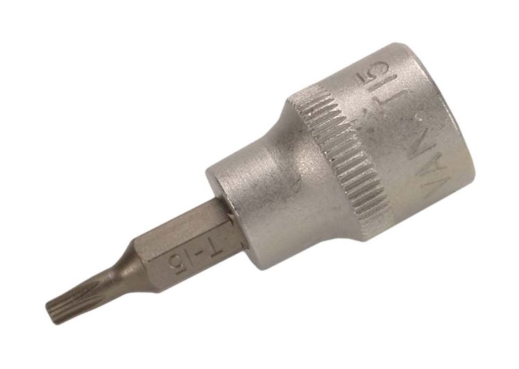 Ključ nasadni torx t15 3/8″ s rupom