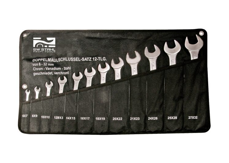 SW-STAHL set ključeva viličastih 6-32 mm u platnenom etuiu 12 dijelni 00312L