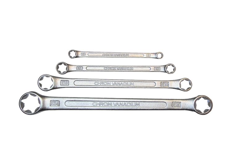 SW-STAHL set ključeva torx dvostruki e6-8,e10-12,e14-18,e20-24 4 dijelni 01550L