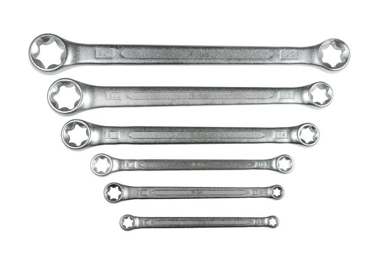 SW-STAHL set ključeva torx dvostrukih e6-8,e7-11,e10-12,e14-18,e16-22,e20-24 6dj.01560l