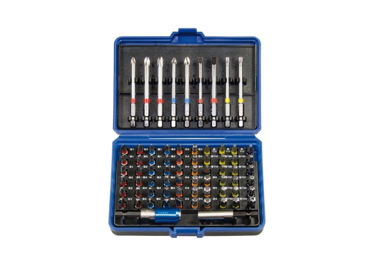 SW-STAHL set bitova 1/4″ 71 dijelni u PVC kutijici, profi 5 raznih profila, 04147L