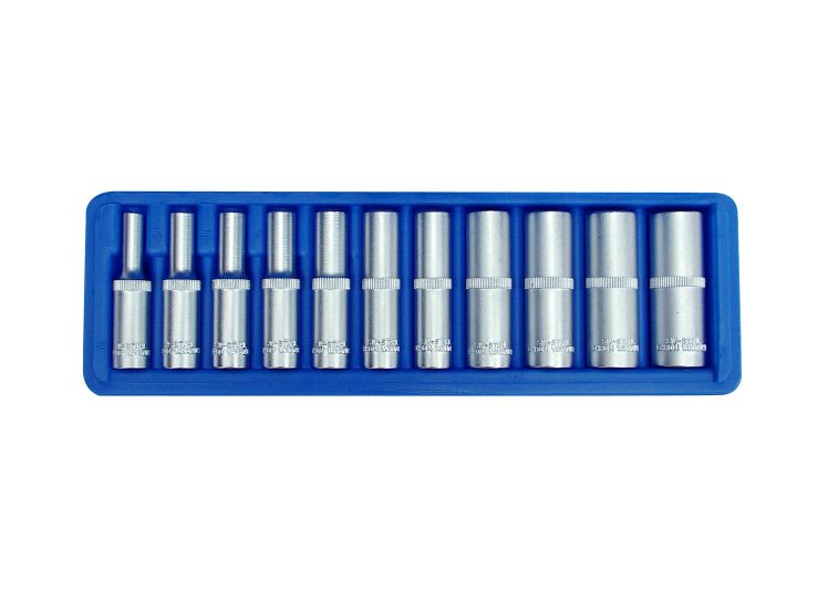 SW-STAHL set nasadnih ključeva 1/4″ 6 kutni dugi 78mm dimenzije od 4-13mm 10 dijelni, 05430L