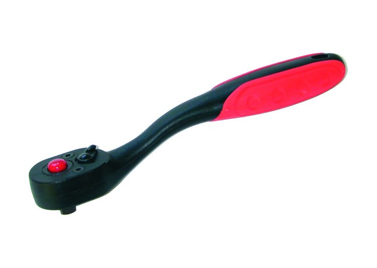SW-STAHL račna 1/2″ 72 zuba 255 mm ergonomska ručka crvena, 05999L
