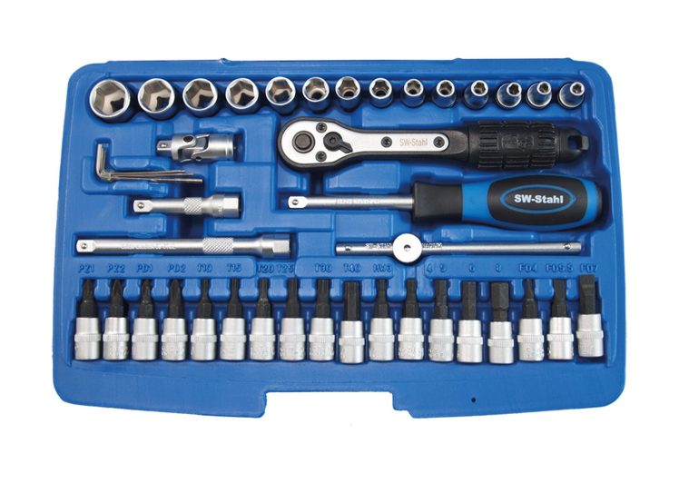 SW-STAHL set alata 1/4″ gedore sa račnom i nastavci 41 dijelni, 06450L