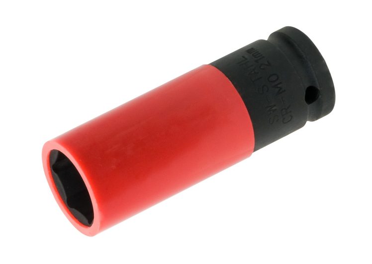 SW-STAHL ključ nasadni 1/2″ udarni 21 mm za alu felge s pvc zaštitom 07873L