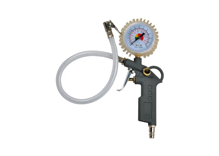 SW-STAHL manometar za pumpanje guma 0-15 bara crijevo 300 mm 25030L