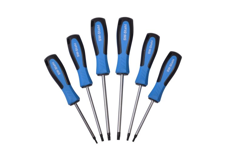 SW-STAHL set odvijača 6 dijelni t profil t10/t15/t20/t25/t27/t30, 31812L