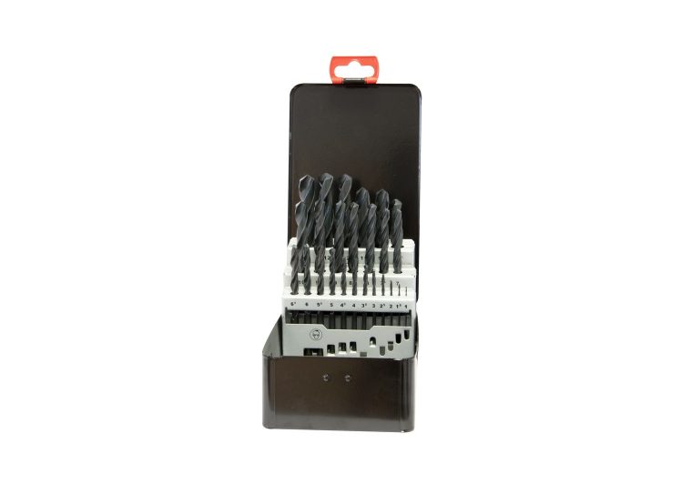 SW-STAHL svrdlo hss industrijsko 1-13mm x 0,5mm u metalnoj kutiji set 25 dijelni 80425L