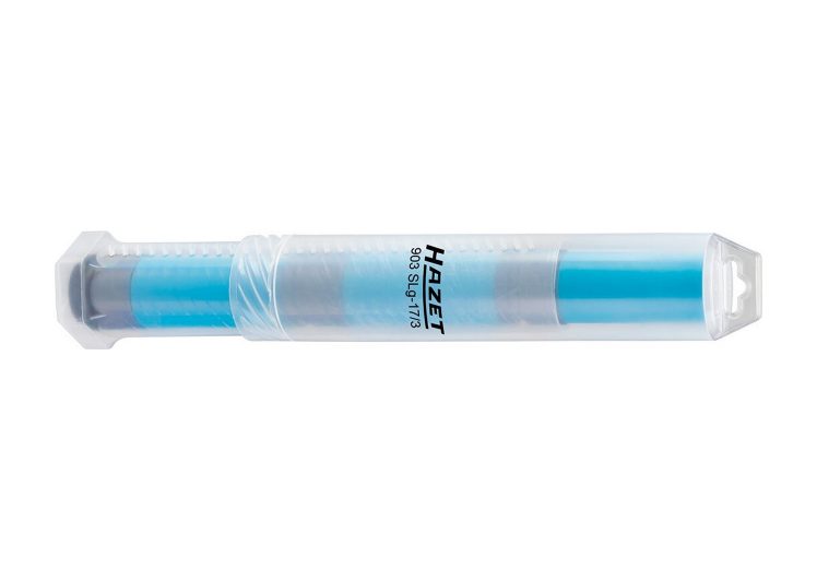 HAZET ključ nasadni 1/2 udarni s pvc zaštitom, 17mm, plavi 3 kom u plastici 903SLG-17/3
