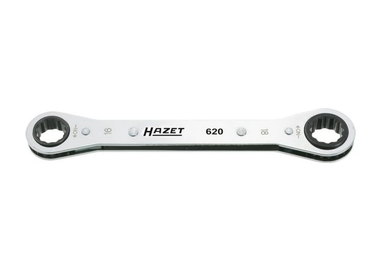 HAZET ključ okasti račna 8x9mm 12 kutni, dužine 140mm, 620-8×9