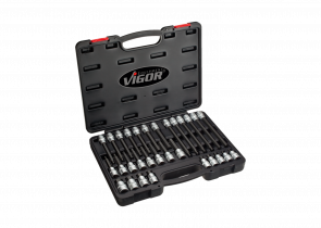 VIGOR set nastavaka 1/2″ imbus profil 5-19 30 dijelni, V1919