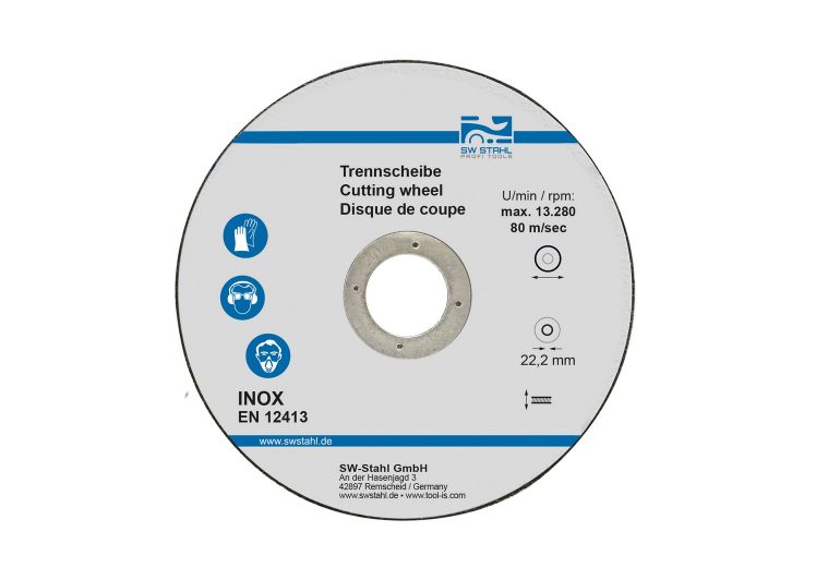 Rezna ploča 125×1,0x22mm set 10 dijelni