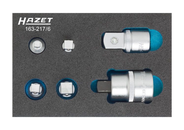 Set adaptera u spužvastom umetku 6-dj. 163-217/6