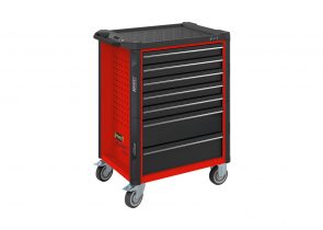 Radionička kolica prazna crvena 179n-7-ral3020