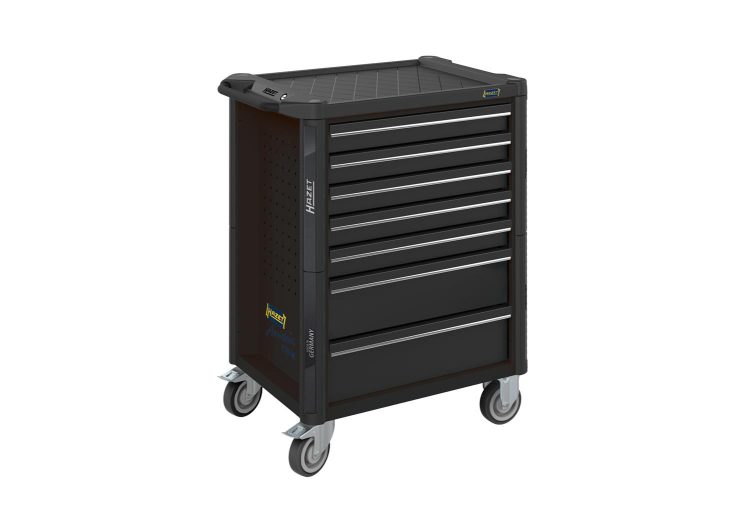 Radionička kolica prazna mat crna 179n-7-ral9005