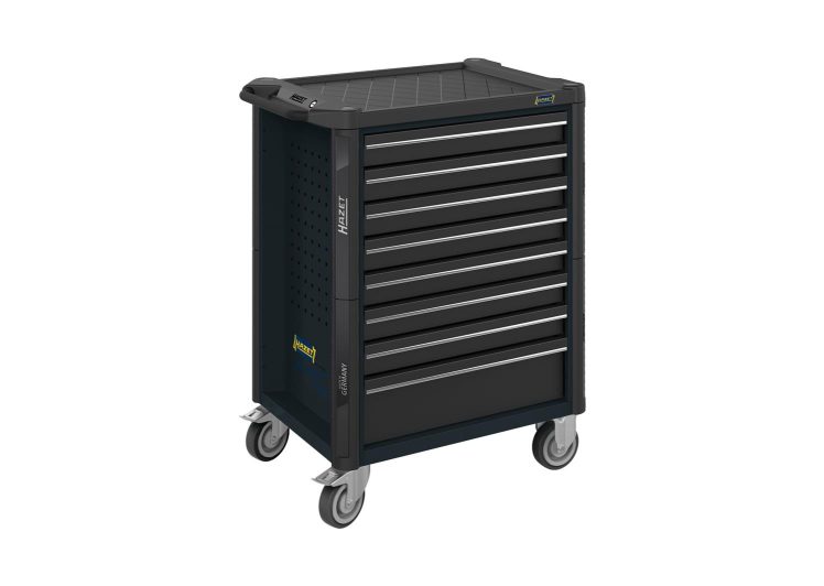 Radionička kolica prazna crna siva 179n-8-ral7021