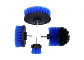 BRILLIANT TOOLS 4-dijelni set četki za čišćenje, montaža na aku bušilicu, BT103110