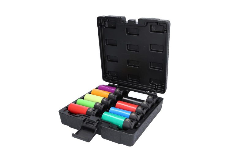 KS TOOLS set specijalnih snažnih nasadnih ključeva za aluminijske naplatke 1/2″, 10-dijelni – 515.0890