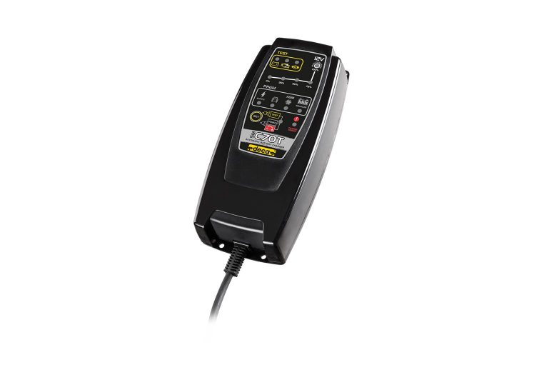 DECA punjač/tester akumulatora SM C70T, automatski, impulsno punjenje, za sve tipove akumulatora, 14-150ah, 12v – 302500