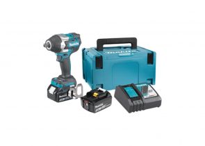 Profesionalni MAKITA udarni odvijač 18v 1000nm 1/2″, 2x baterija 5ah + punjač – dtw701rtj