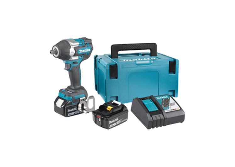 Profesionalni MAKITA udarni odvijač 18v 1000nm 1/2″, 2x baterija 5ah + punjač – dtw701rtj