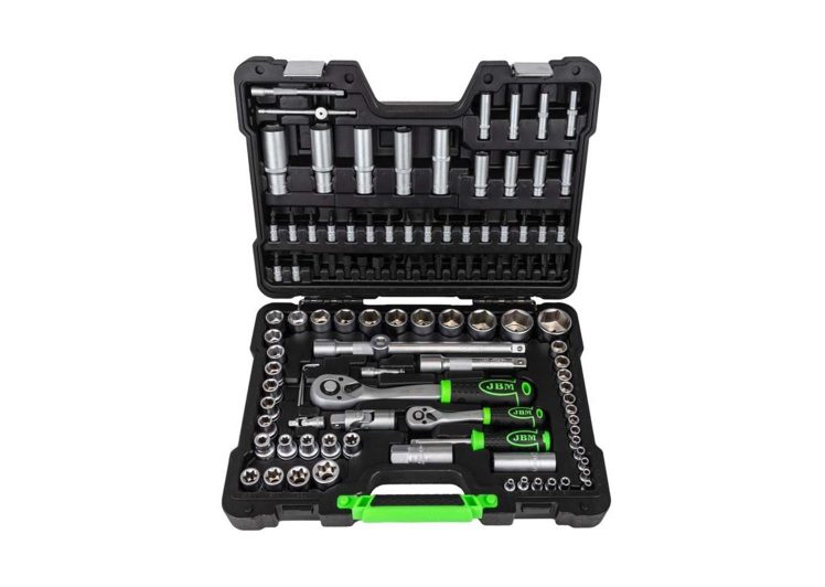 JBM Set Alata 1/4″ i 1/2″ Gedore Industrijski Nasadni Ključevi 108-Dijelni (54037)
