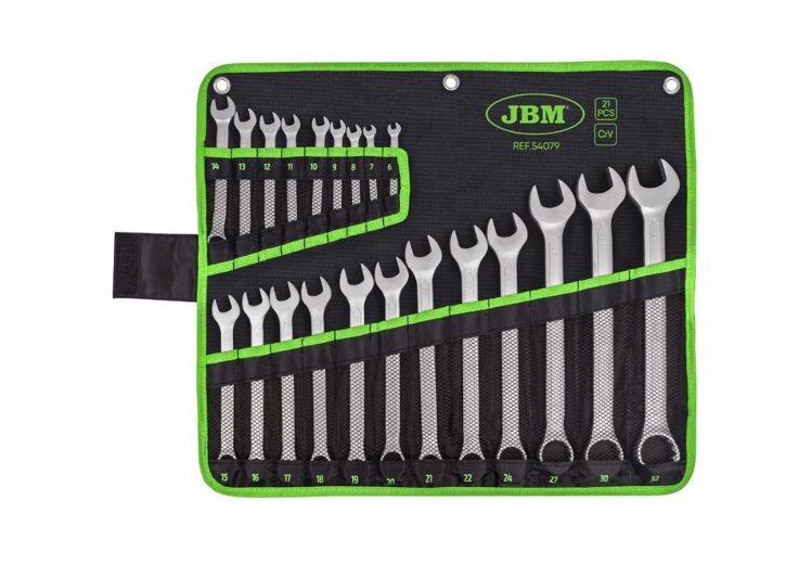 JBM 21 dijelni set okasto vilastih ključeva od 6 do 32 54079