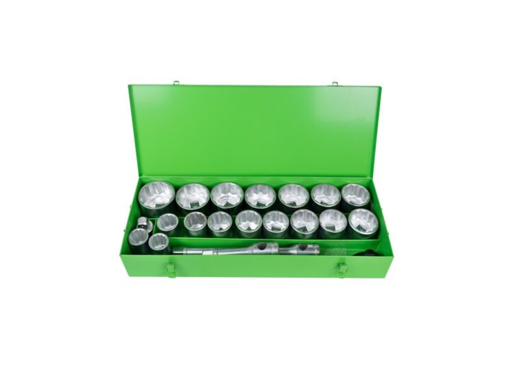 JBM SET NASADNIH KLJUČEVA 12-KUTNI, 1″ 22 DJ, 36-80MM – 51855