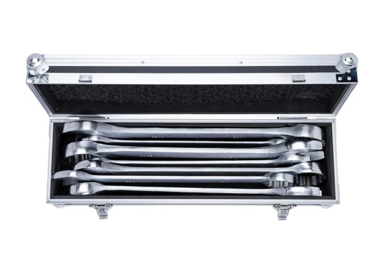 MARCO TOOLS 7  dijelni set okasto vilastih ključeva 55 – 85 mm za teretni program – 05.090.105
