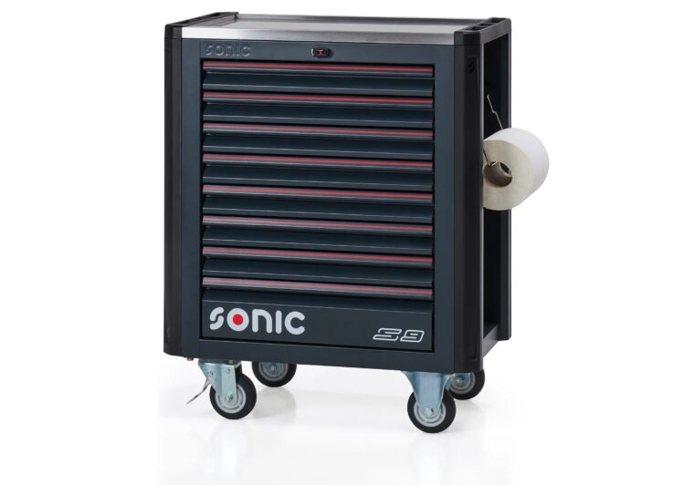 SONIC RADIONIČKA KOLICA S ALATOM NEXT S9, 8 LADICA, 6 POPUNA, 414 DIJELNA – 741477