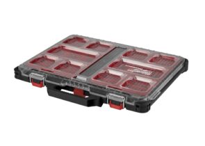 Milwaukee organizator za alat, plitki, packout, 10 odvojenih pretinaca, vodonepropusno