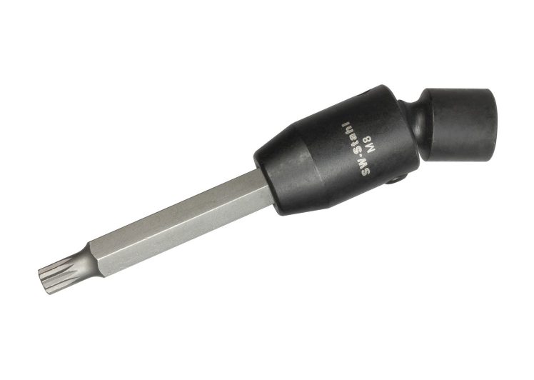 SW-STAHL ključ nasadni 1/2″ 12 kutni udarni m8x130mm zglobni 05215L