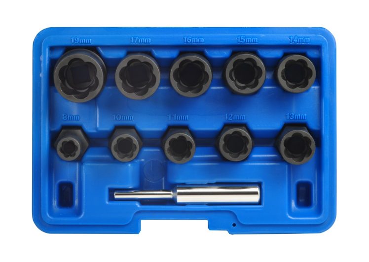 SW-STAHL set spiralnih nastavaka 3/8″ 11 dijelni za oštećene matice 05545L