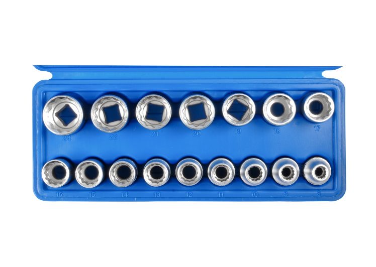 SW-STAHL set nasadnih ključeva 1/2″ 12 kutni 8-24 mm 16 kom, 05640L