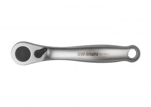 SW-STAHL račna 1/4″ za bitove 72 zuba metalna drška kratka 05745L
