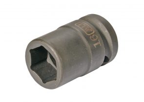 SW-STAHL ključ nasadni 1/2″ udarni 16mm kratki 38mm brunirani 07826L