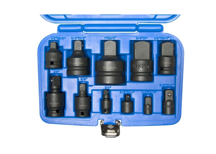 SW-STAHL set adaptera za udarni ključ 1/4″,3/4″,1/2″ i 1″ 11 dijelni, 07935L
