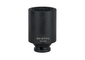 SW-STAHL ključ nasadni 1/2″ udarni 36mm 12 kutni extra dugi 78mm za vijke osovine Audi, Bmw E36/E39/x5, Ford, Nissan, VW, 10193L