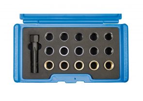 SW-STAHL alat za popravak navoja svjećica sa nareznicom m16x1,25mm i 15 novih navoja 11,3+17,5mm set 16 dj.10610l