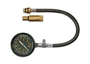 SW-STAHL ispitivač kompresije za benzinske motore sa manometrom 3-21 bar sa crijevom 300mm 26074L