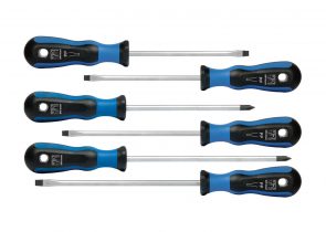 SW-STAHL set odvijača četiri ravna i dva križna, 31346L