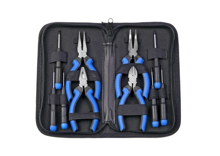 SW-STAHL set alata za finu mehaniku 4 x kliješta i 6 x odvijač 40706L
