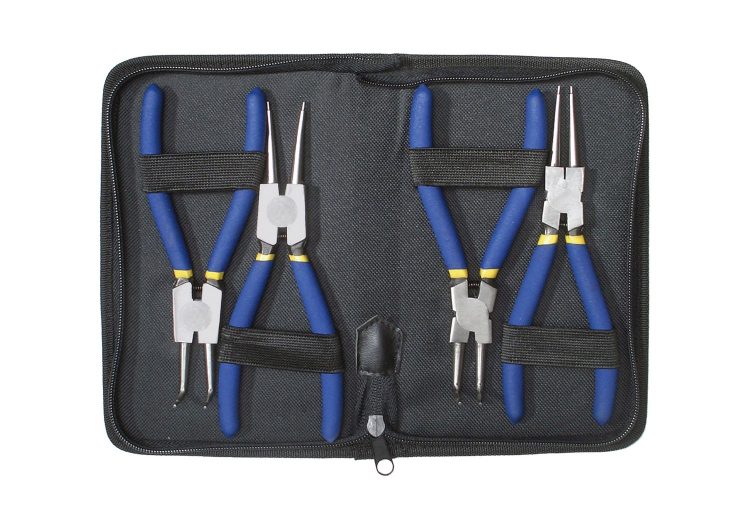 SW-STAHL kliješta seger 175 mm vrh 2,0mm, 4 dijelne, 41410L