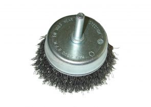 SW-STAHL brusna četka 75 mm metalna lončasta sa prihvatom na bušilicu 62204L
