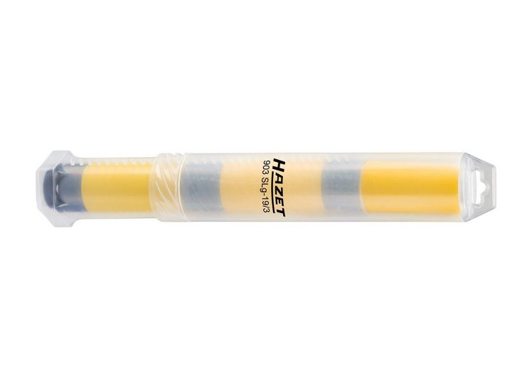 HAZET ključ nasadni 1/2 udarni s pvc zaštitom, 19mm, žuti 3 kom u plastici 903SLG-19/3