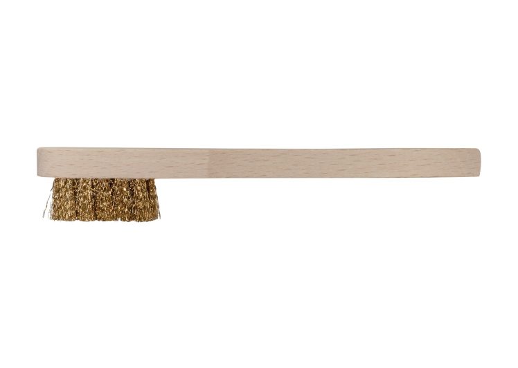 SW-STAHL četka za svjećice mesingana mala 15x27mm sa drvenom drškom 150mm 93900SB