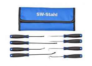 SW-STAHL set kukica za vađenje o-brtvi i semeringa 8 dijelni u platnenom etuiju, 94872L