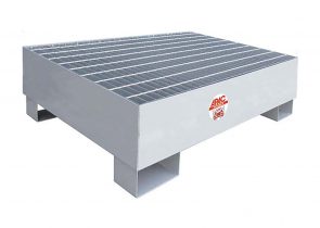 APAC tankvana, stalak za bačve ulja 2x206L sa rešetkom i sakupljačem tekućine, 1759.2