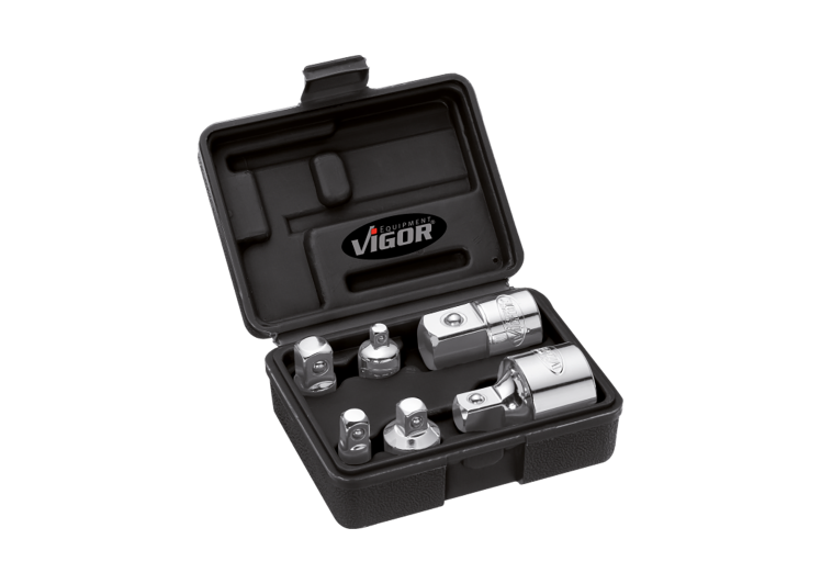 VIGOR set adaptera za račnu 1/4″ -3/8″ – 1/2″ – 3/4″ 6 dijelni, V1293