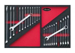 VIGOR set alata za kolica 25 dijelni u spužvastom umetku, V1517